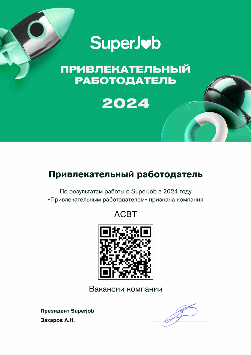 Привлекательный работодатель по результатам работы SuperJob 2024